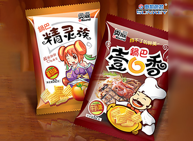 休闲食品包装袋,彩印塑料包装袋